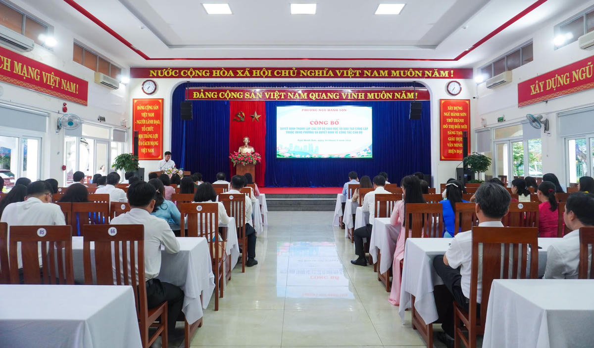 Đà Nẵng: Công bố sắp xếp các đơn vị sự nghiệp giáo dục và đào tạo công lập