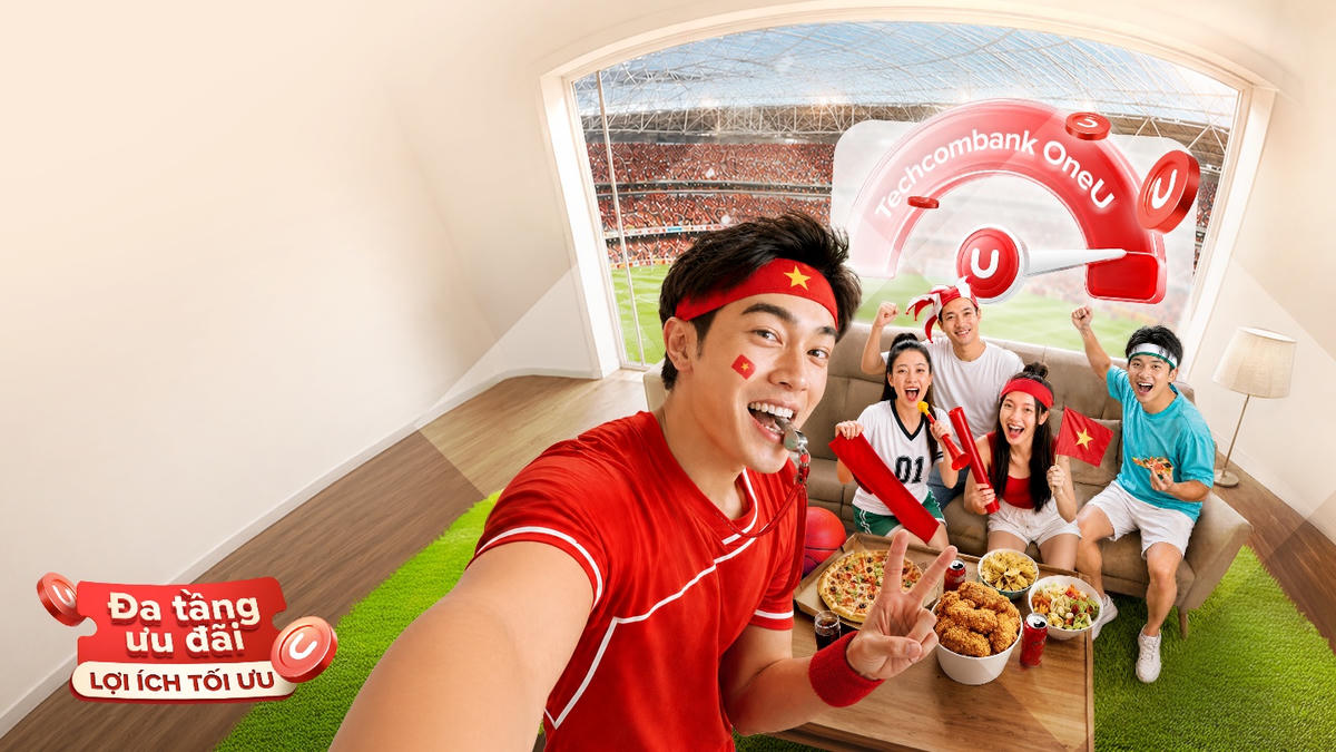 Techcombank OneU tiếp lửa chung kết ASEAN Cup 2026, ưu đãi tới 80% cho người hâm mộ Việt Nam