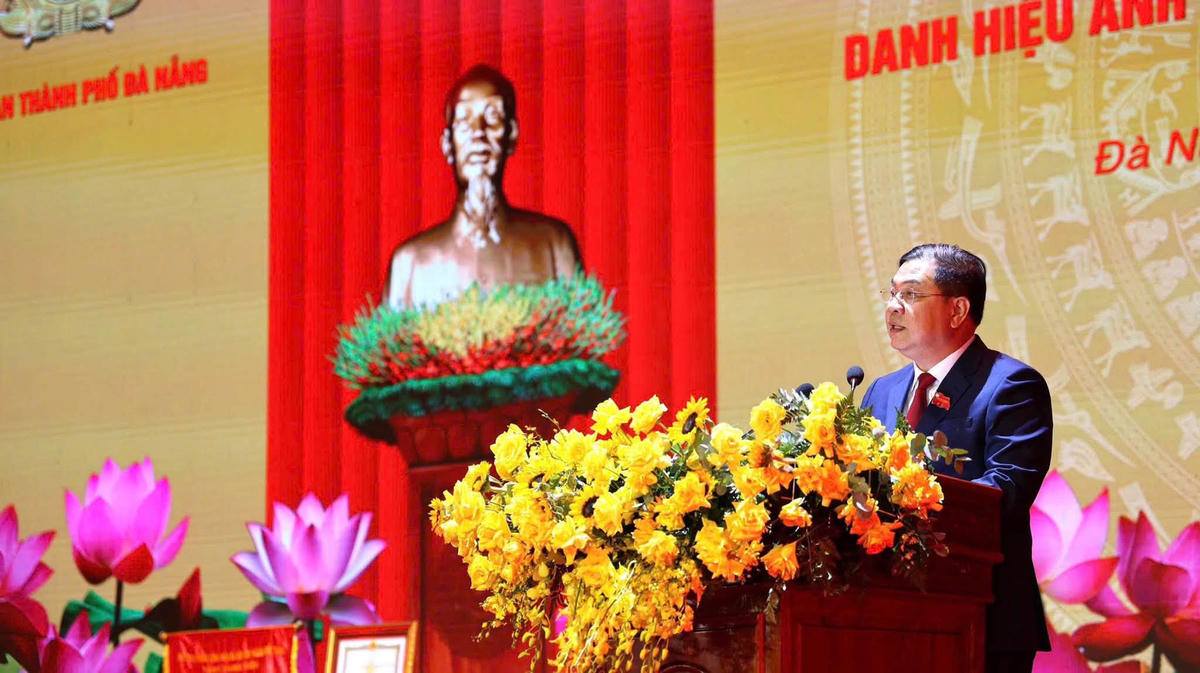 Phó Thủ tướng Thường trực Chính phủ Phạm Gia Túc phát biểu tại buổi lễ. Ảnh: TT.