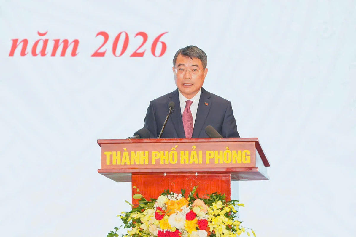 Thủ tướng Lê Minh Hưng phát biểu tại buổi lễ. Ảnh: ĐT.