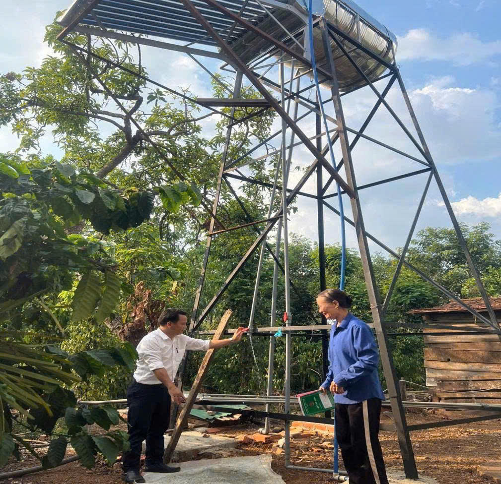 Nguồn nước sạch đã giúp người dân vùng nông thôn cải thiện chất lượng cuộc sống.