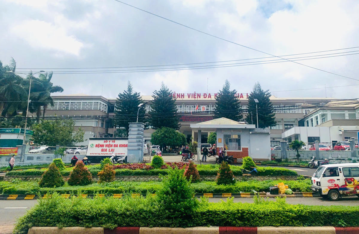 Một góc bệnh viện Đa khoa Gia Lai. Ảnh: ĐS.