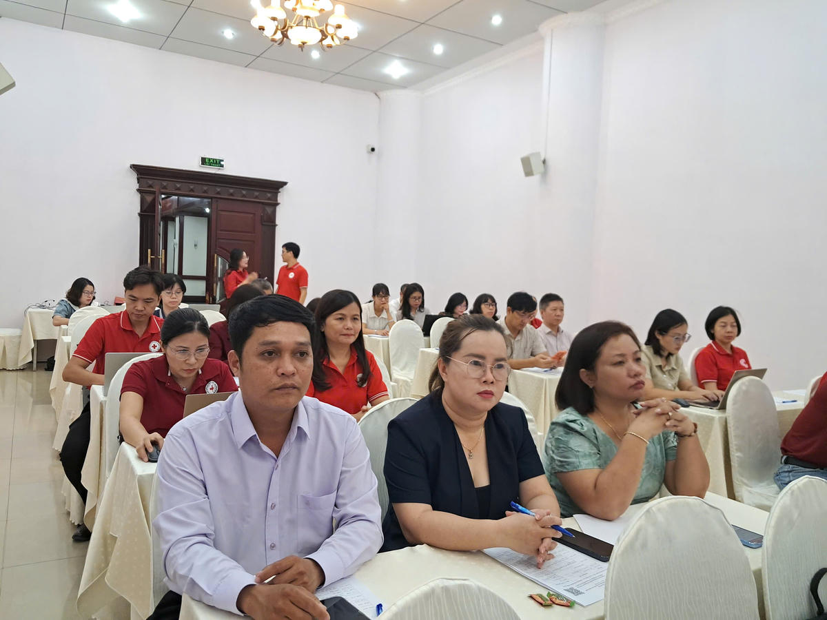 Các đại biểu tham gia hội nghị tập huấn. Ảnh: PV