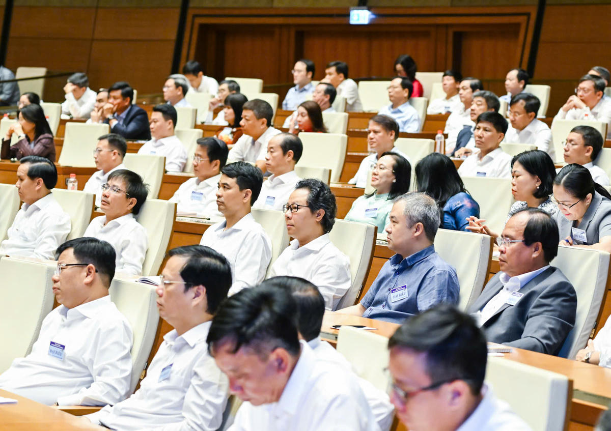 Các đồng chí cán bộ﻿ quy hoạch diện Ban Bí thư quản lý dự gặp mặt. (Ảnh: Duy Linh)

