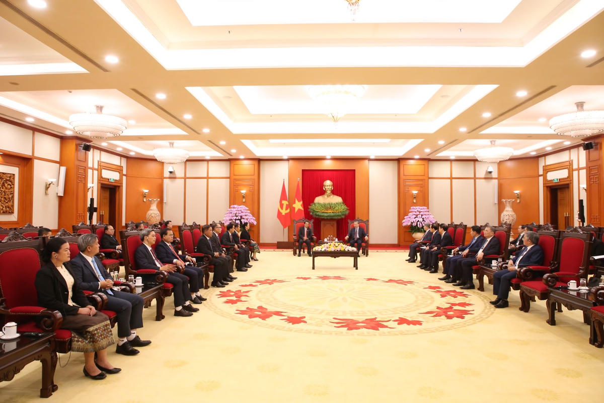 Quang cảnh buổi tiếp. Ảnh: Cổng thông tin điện tử Đảng Cộng sản Việt Nam