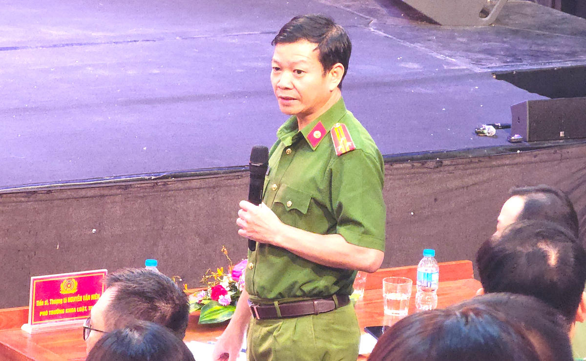 TS. Thượng tá Nguyễn Văn Niên- Phó trưởng Khoa Luật- Học viện Cảnh sát nhân dân- thành viên Tổ soạn thảo luật phân tích làm rõ hơn sự cần thiết phải ban hành Bộ Luật Hình sự (sửa đổi); Luật Tổ chức cơ quan điều tra hình sự (sửa đổi)…