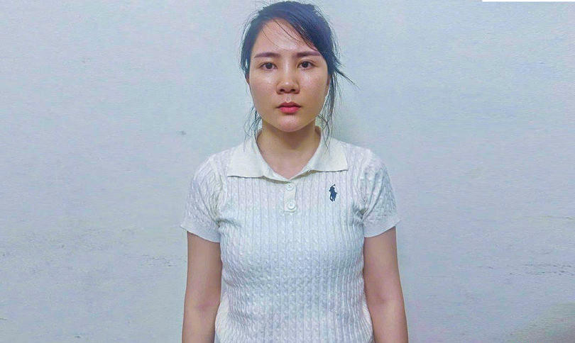 Đối tượng Hoàng Thuỳ Linh. Ảnh: CAHT