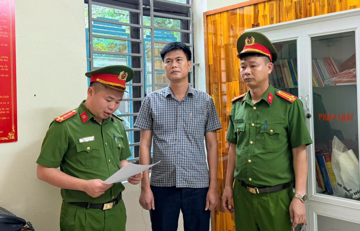 Bị can Trần Văn Trò. Ảnh: Công an tỉnh Phú Thọ.
