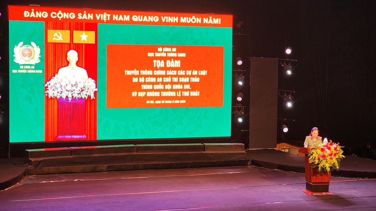 Toạ đàm truyền thông chính sách các dự án Luật do Bộ Công an chủ trì soạn thảo 