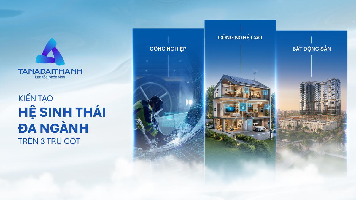 Tân Á Đại Thành phát triển hệ sinh thái đa ngành với ba lĩnh vực trụ cột Công nghiệp - Công nghệ cao - Bất động sản.