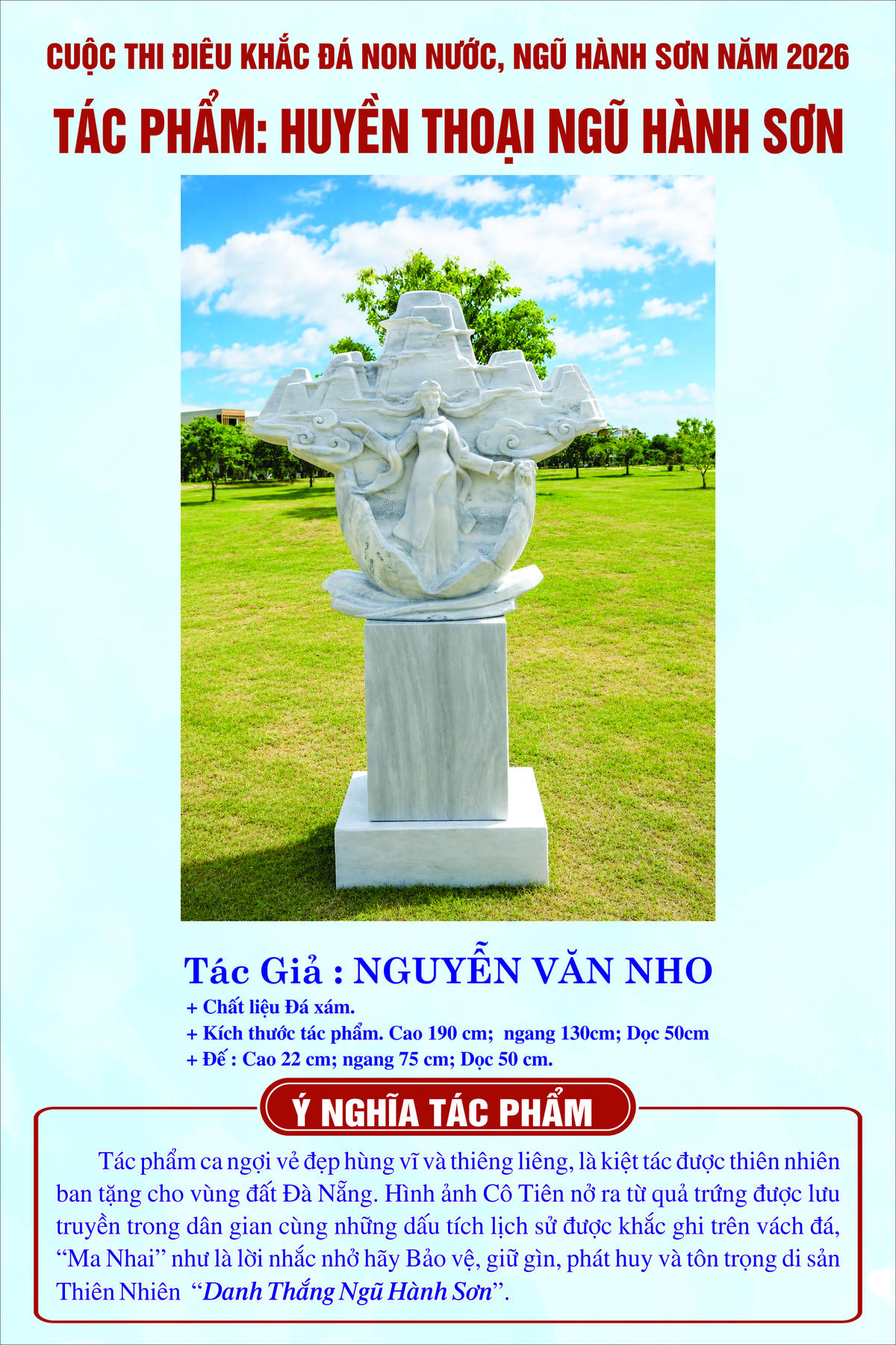 Cuộc thi điêu khắc đá Non Nước tôn vinh người thợ làng nghề 300 năm tuổi