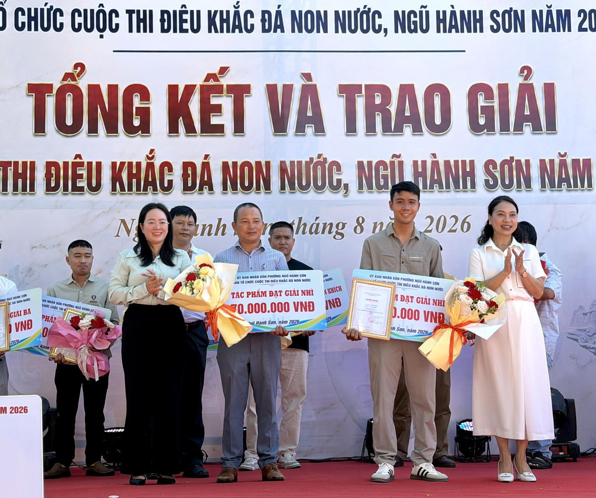 Cuộc thi điêu khắc đá Non Nước tôn vinh người thợ làng nghề 300 năm tuổi