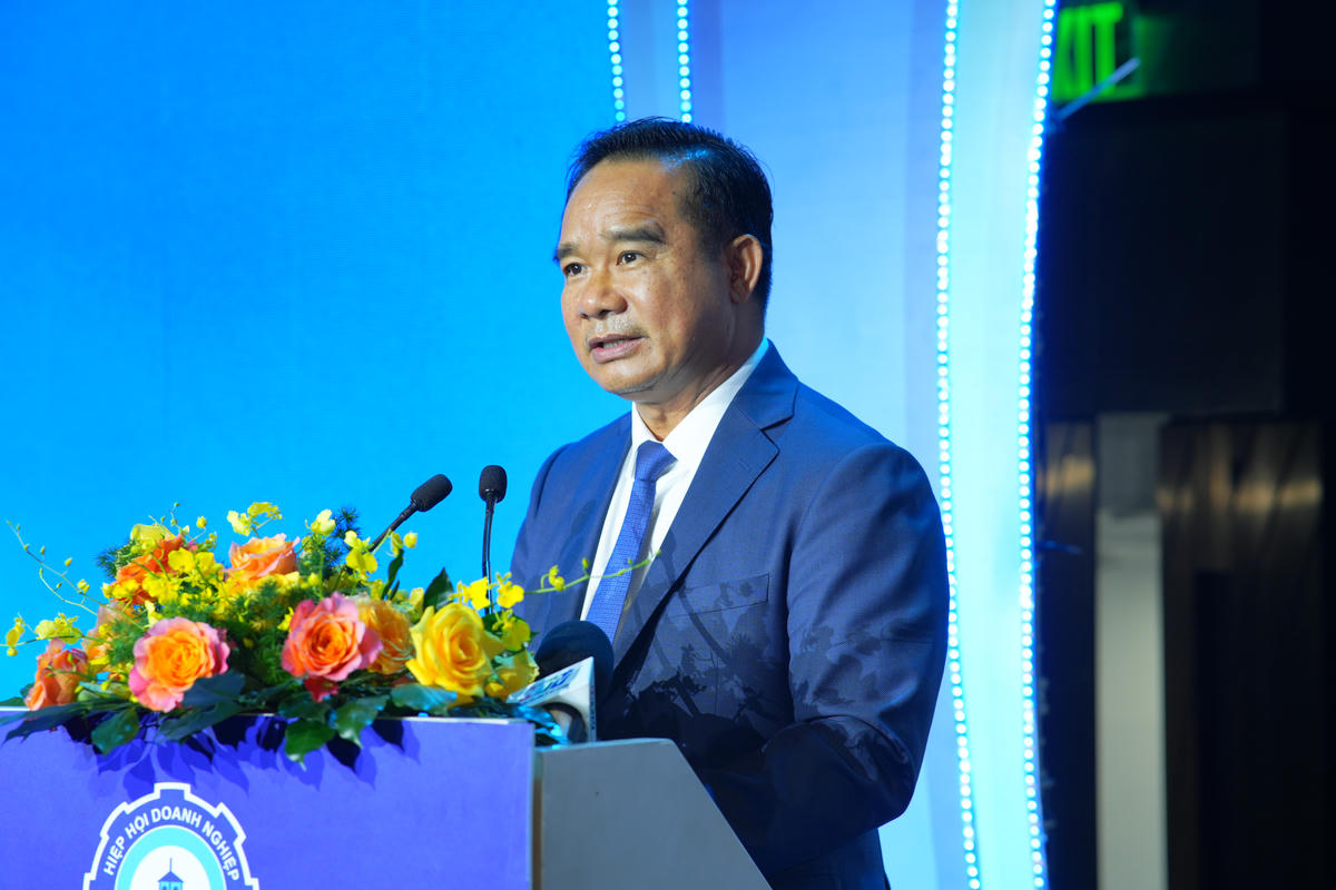 Ông Nguyễn Văn Được - Chủ tịch UBND TPHCM phát biểu chỉ đạo tại đại hội. Ảnh: M.N