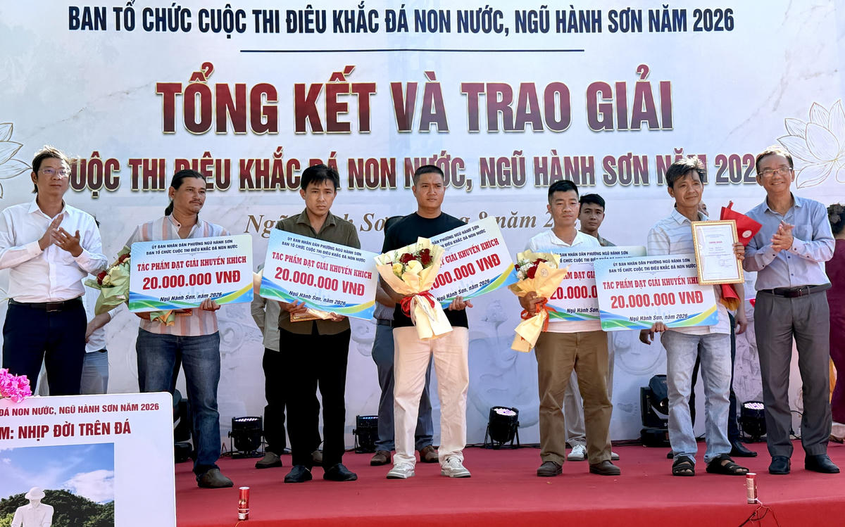 Cuộc thi điêu khắc đá Non Nước tôn vinh người thợ làng nghề 300 năm tuổi