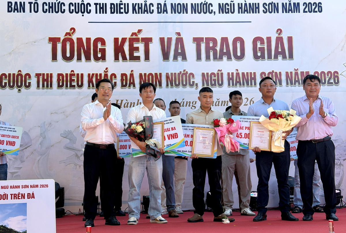 Cuộc thi điêu khắc đá Non Nước tôn vinh người thợ làng nghề 300 năm tuổi