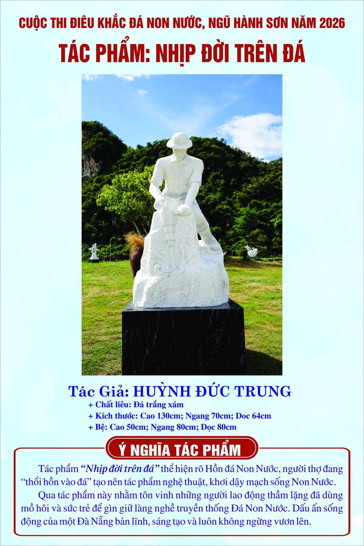 Cuộc thi điêu khắc đá Non Nước tôn vinh người thợ làng nghề 300 năm tuổi