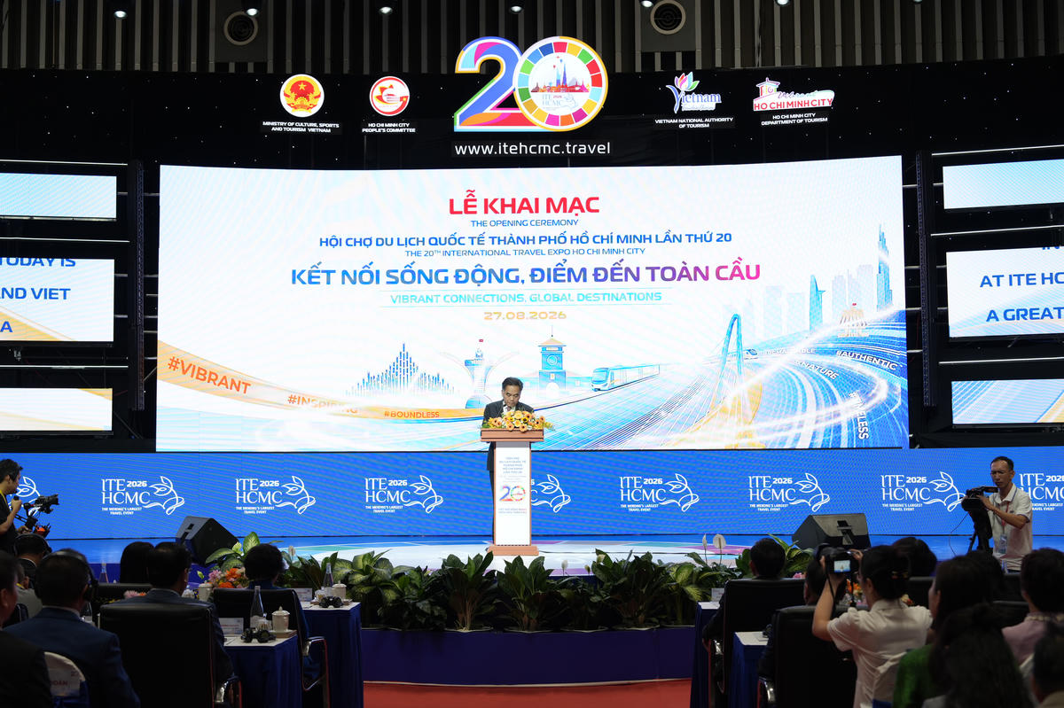 Quang cảnh Lễ khai mạc ITE. Ảnh: H.M