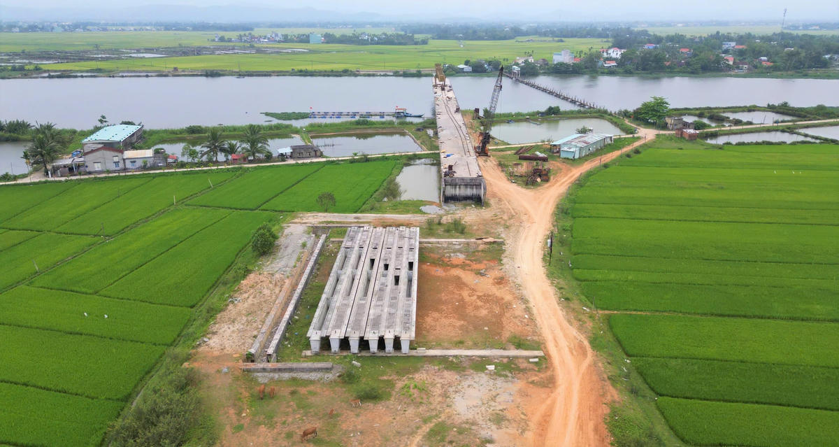 Một dự án công trình giao thông trên địa bàn TP Đà Nẵng. Ảnh: TT.