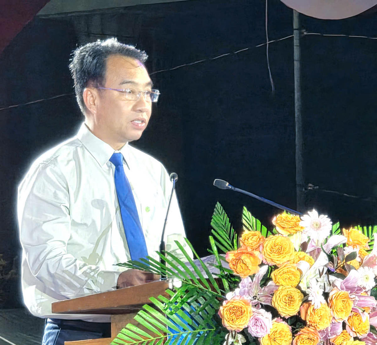 Chủ tịch UBND tỉnh Cà Mau Lữ Quang Ngời phát biểu khai mạc. Ảnh: Nguyên Du
