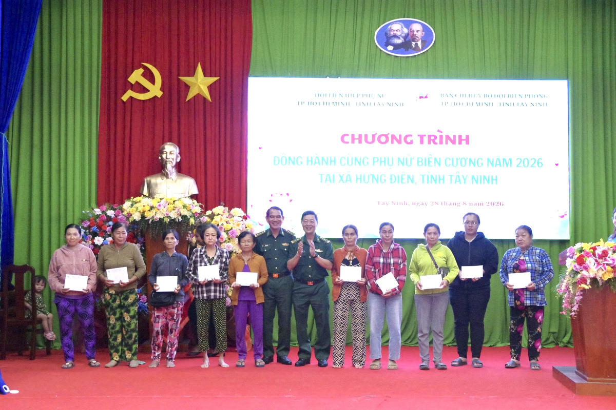 'Đồng hành cùng phụ nữ biên cương' tỉnh Tây Ninh