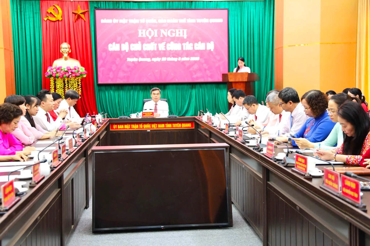 Quang cảnh hội nghị. Ảnh: MTTQ.