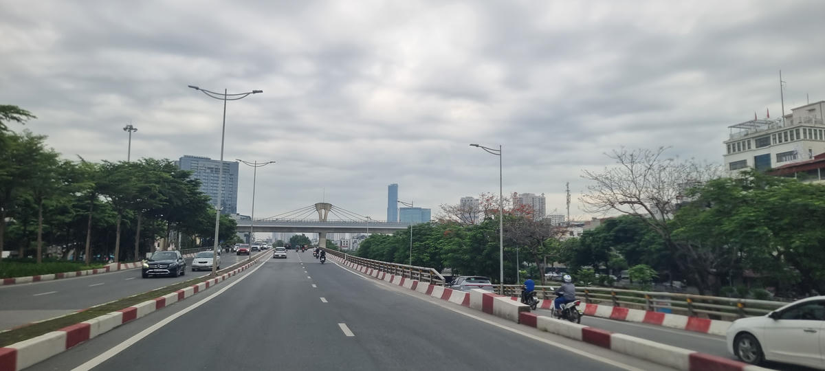 Tuyến đường vành đai 2. Ảnh: Nam Anh.