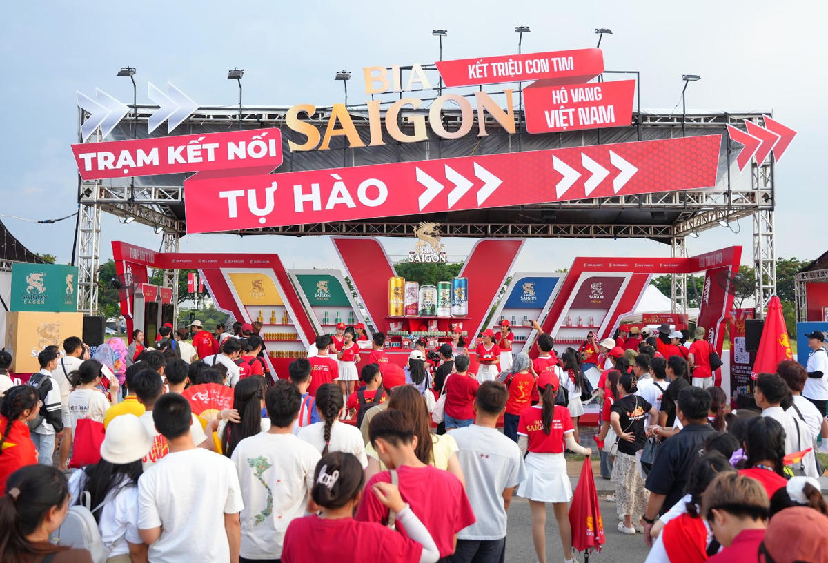 “Trạm kết nối tự hào” của Bia Saigon thu hút hàng nghìn khách ghé thăm tại sự kiện “Tổ quốc trong tim” 2026