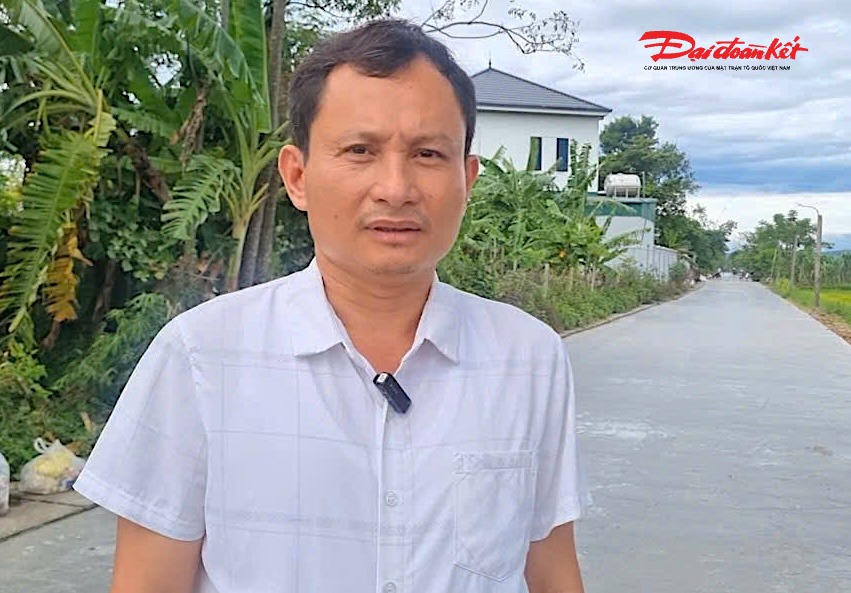 Ông Thái Thế Kiên, Trưởng phòng Kinh tế - Hạ tầng xã Kim Liên cho biết, sau khi chính quyền địa phương 2 cấp đi vào hoạt động, xã tập trung nguồn lực cho phát triển hạ tầng cơ sở, ưu tiên giao thông, điện chiếu sáng và từng bước hình thành các tuyến đường có tính kết nối giữa các vùng. Ảnh: ĐB