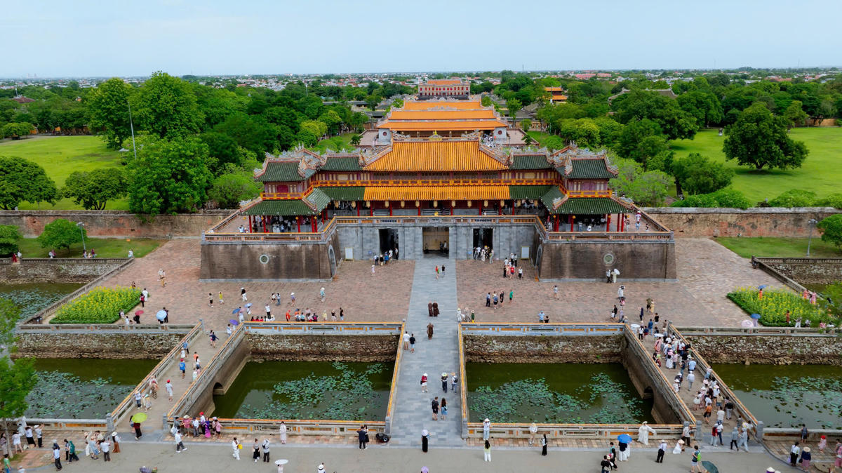Ngày 2/9, thông tin từ Trung tâm Bảo tồn Di tích Cố đô Huế, dịp lễ Quốc khánh, công dân Việt Nam được miễn phí vé tham quan các điểm di tích lịch sử, văn hóa thuộc Quần thể Di tích Cố đô Huế. Ảnh: Đ.H.