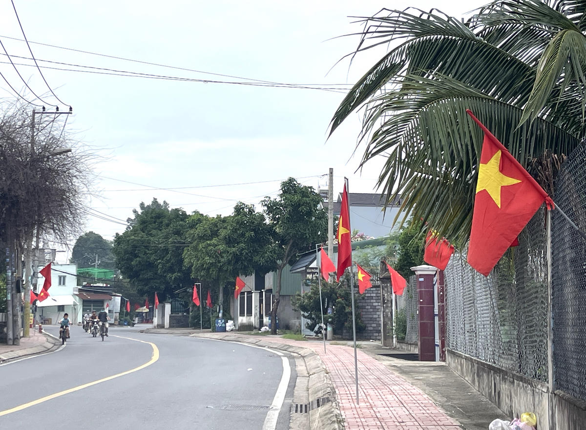 TPHCM: Các tuyến đường rực rỡ cờ đỏ ngày Quốc khánh