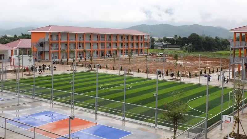 Nguồn kinh phí được cấp sẽ giúp các em học sinh nội trú được đảm bảo thêm điều kiện để sinh hoạt và học tập được tốt. Ảnh: L.L
