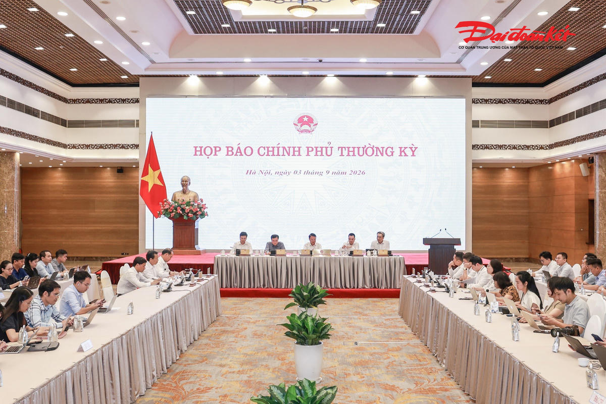 Quang cảnh buổi họp báo. Ảnh: Quang Vinh