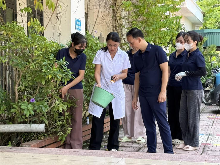 Chú trọng phòng sốt xuất huyết tại trường học