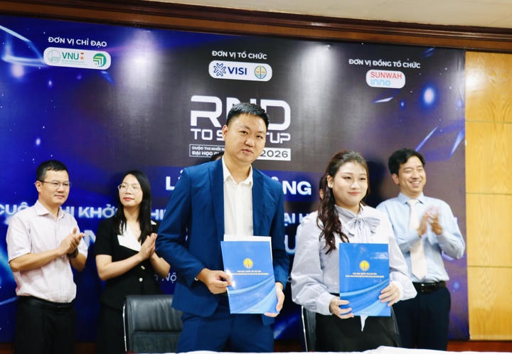 Đại học Quốc gia Hà Nội phát động cuộc thi khởi nghiệp sáng tạo RND to Startup 2026