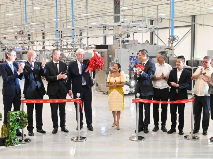 Lễ Khánh thành nhà máy sản xuất sản phẩm thuốc lá mới với vốn đầu tư 150 triệu USD tại Philippines năm 2024 (Ảnh: Website Bộ Nông nghiệp Philippines).