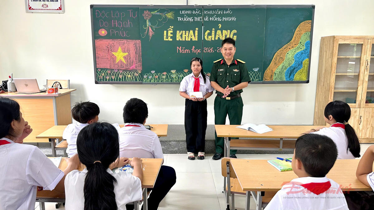 Học sinh các cấp tại Đặc khu Côn Đảo bước vào năm học mới 2026-2027