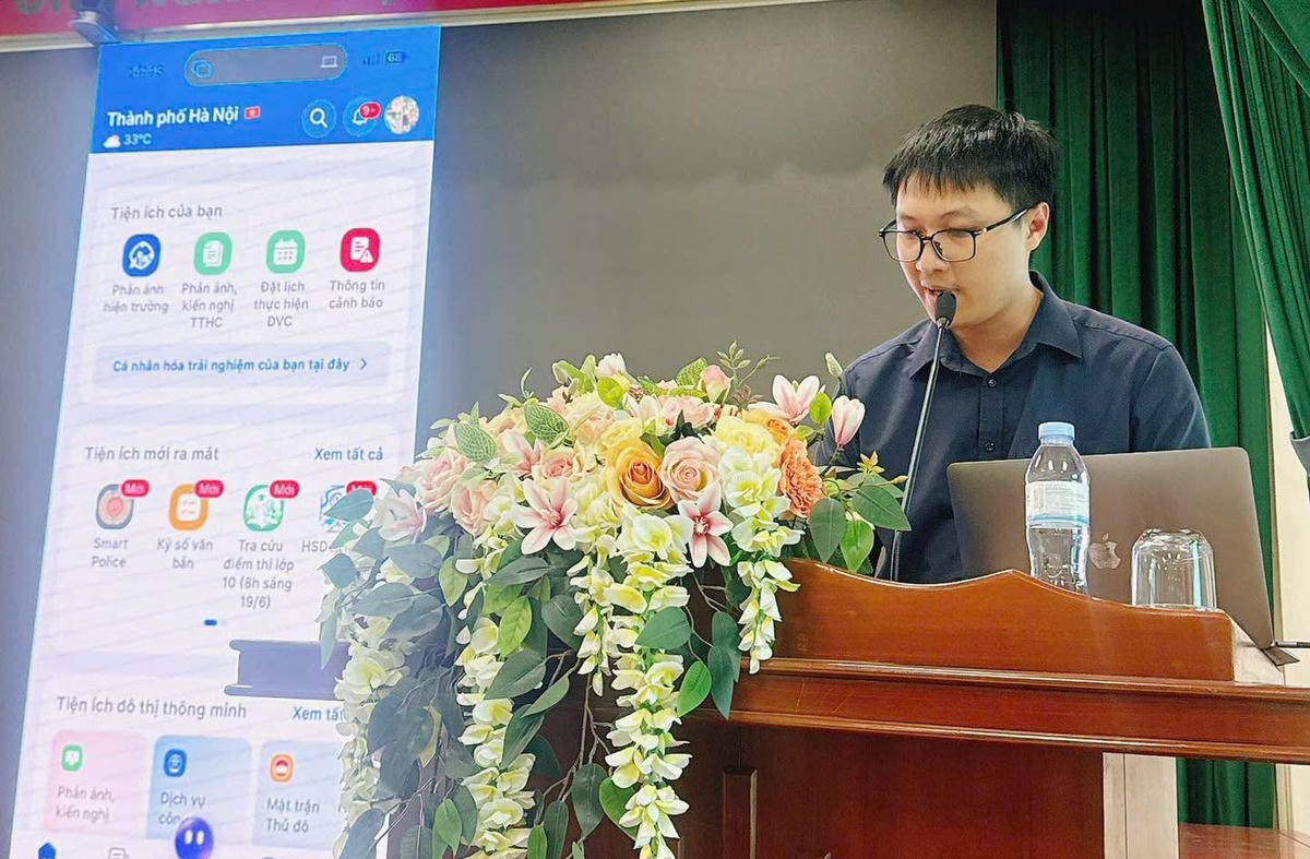 HaNoi Smart Police là một trong những giải pháp chuyển đổi số trọng điểm, góp phần hình thành “cửa ngõ số” kết nối giữa lực lượng Công an với Nhân dân. Ảnh: CSCC