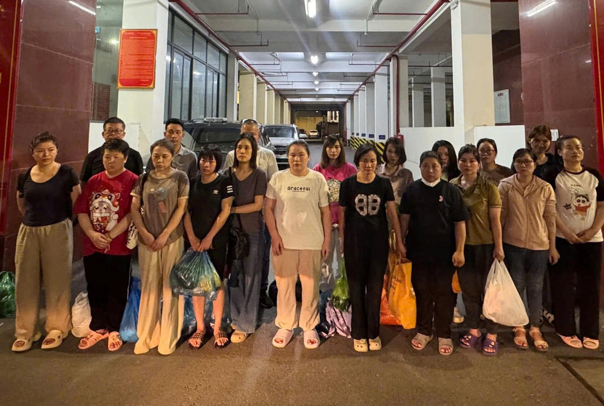 Cơ quan Công an khởi tố 19 bị can về các tội danh Cưỡng đoạt tài sản, Trốn thuế. Ảnh: Công an TP Hải Phòng.