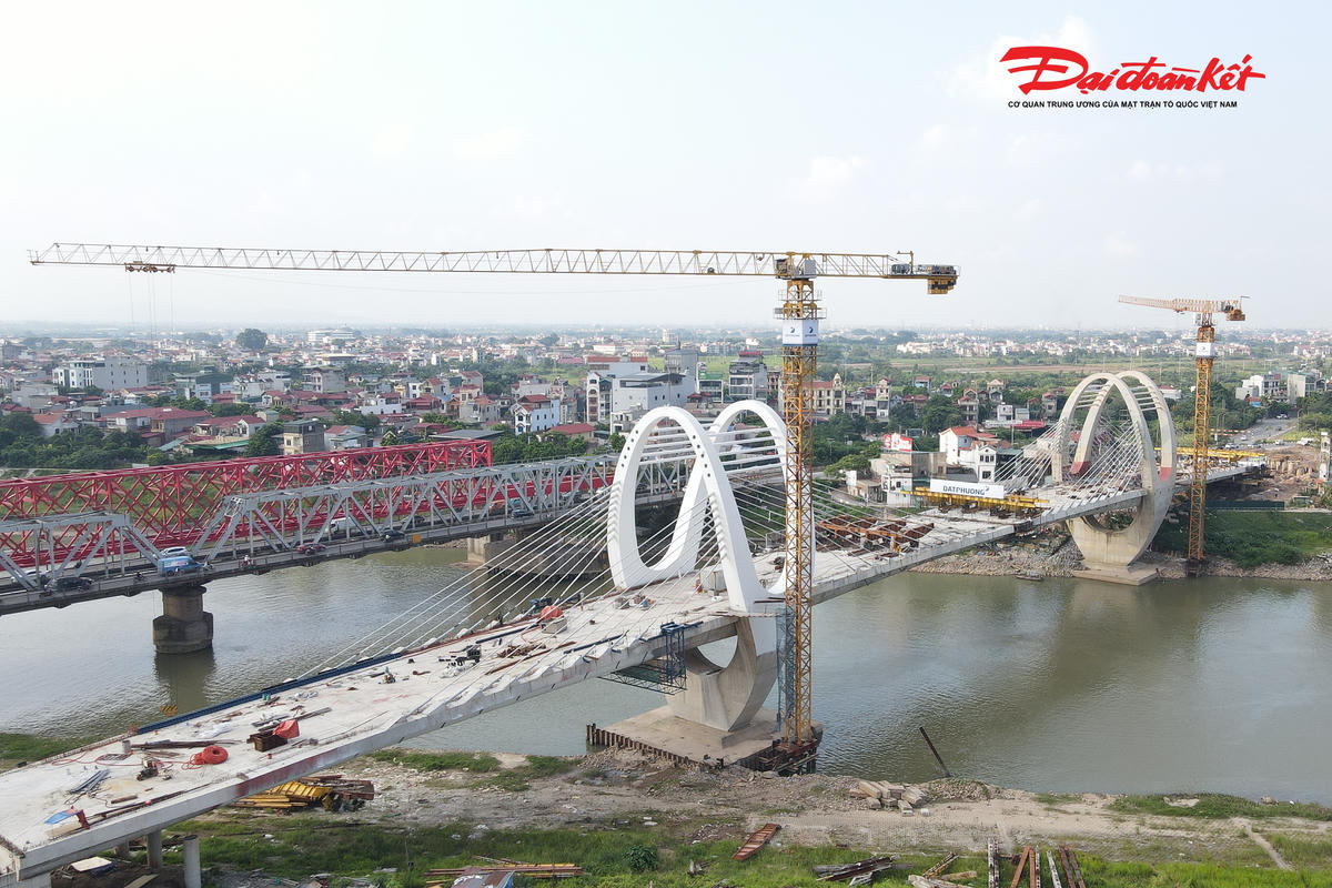 Dự án nâng cấp tuyến vận tải thủy sông Đuống được triển khai nhằm giải quyết đồng thời những vấn đề này. Khi hoàn thành, giao thông đường bộ và đường sắt sẽ được tổ chức trên hai cầu mới, thay cho việc cùng khai thác trên cầu cũ.