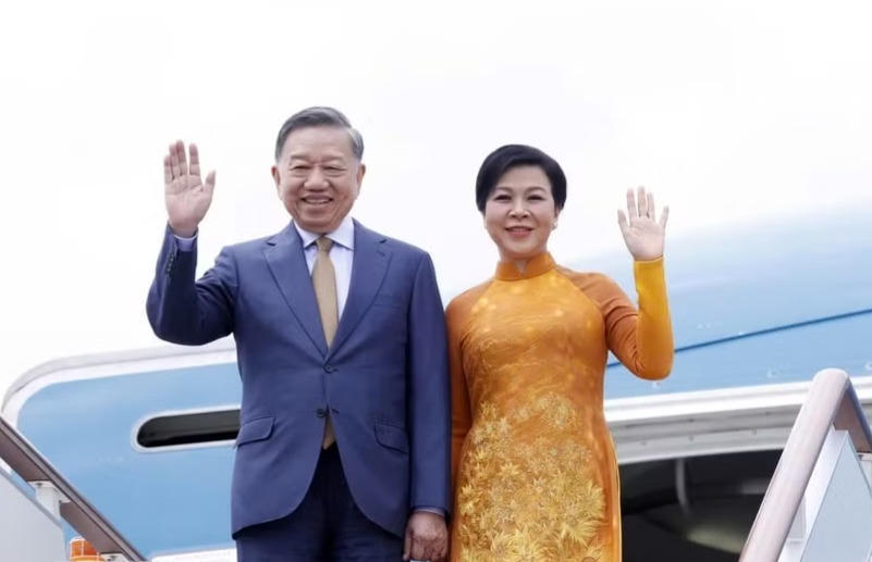 Tổng Bí thư, Chủ tịch nước Tô Lâm cùng Phu nhân bắt đầu thăm cấp Nhà nước Liên bang Nga