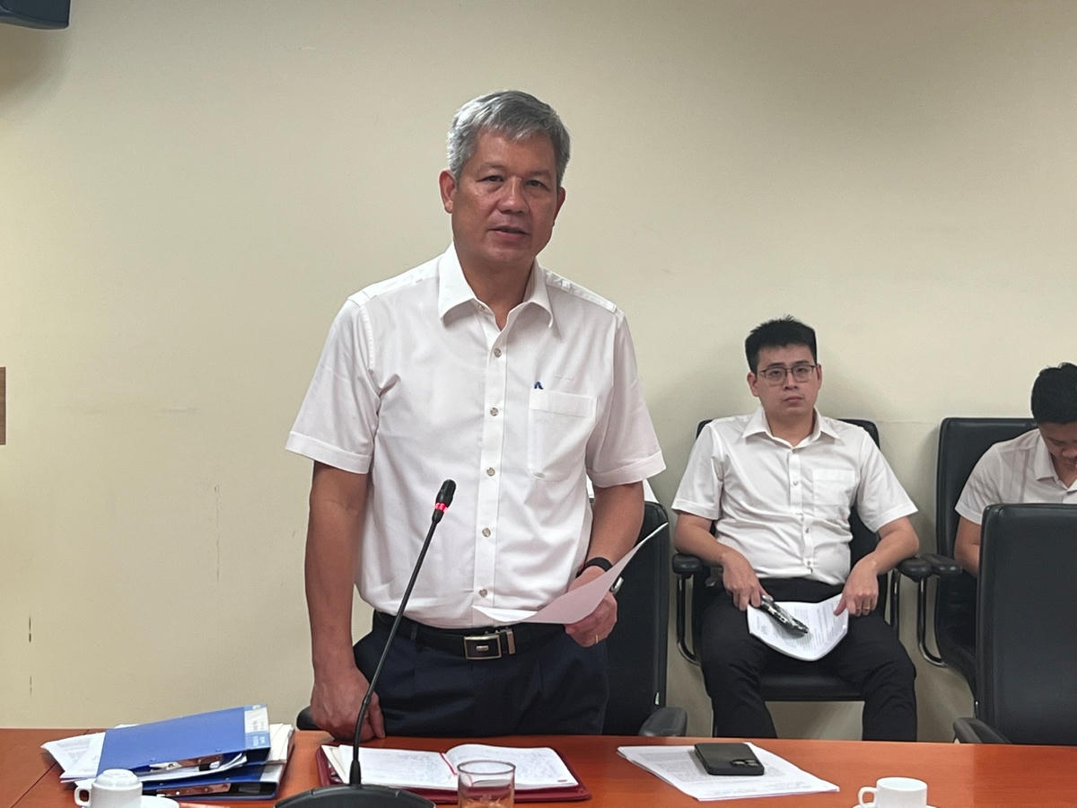 Bí thư Đảng ủy, Kiểm toán trưởng KTNN chuyên ngành Ia Phạm Văn Học phát biểu tại Hội nghị. Ảnh: Thanh Trang.