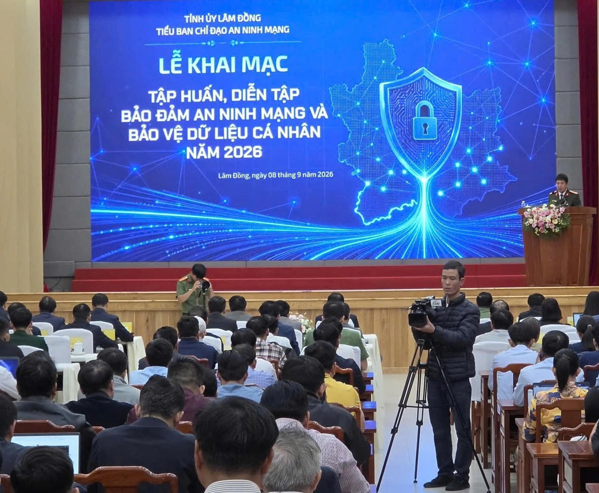 Khai mạc tập huấn, diễn tập bảo đảm an ninh mạng và bảo vệ dữ liệu cá nhân năm 2026.