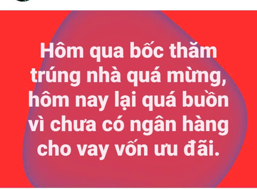 Một người dân ở phường Thành Sen, tỉnh Hà Tĩnh bày tỏ lên mạng xã hội. Ảnh chụp màn hình.
