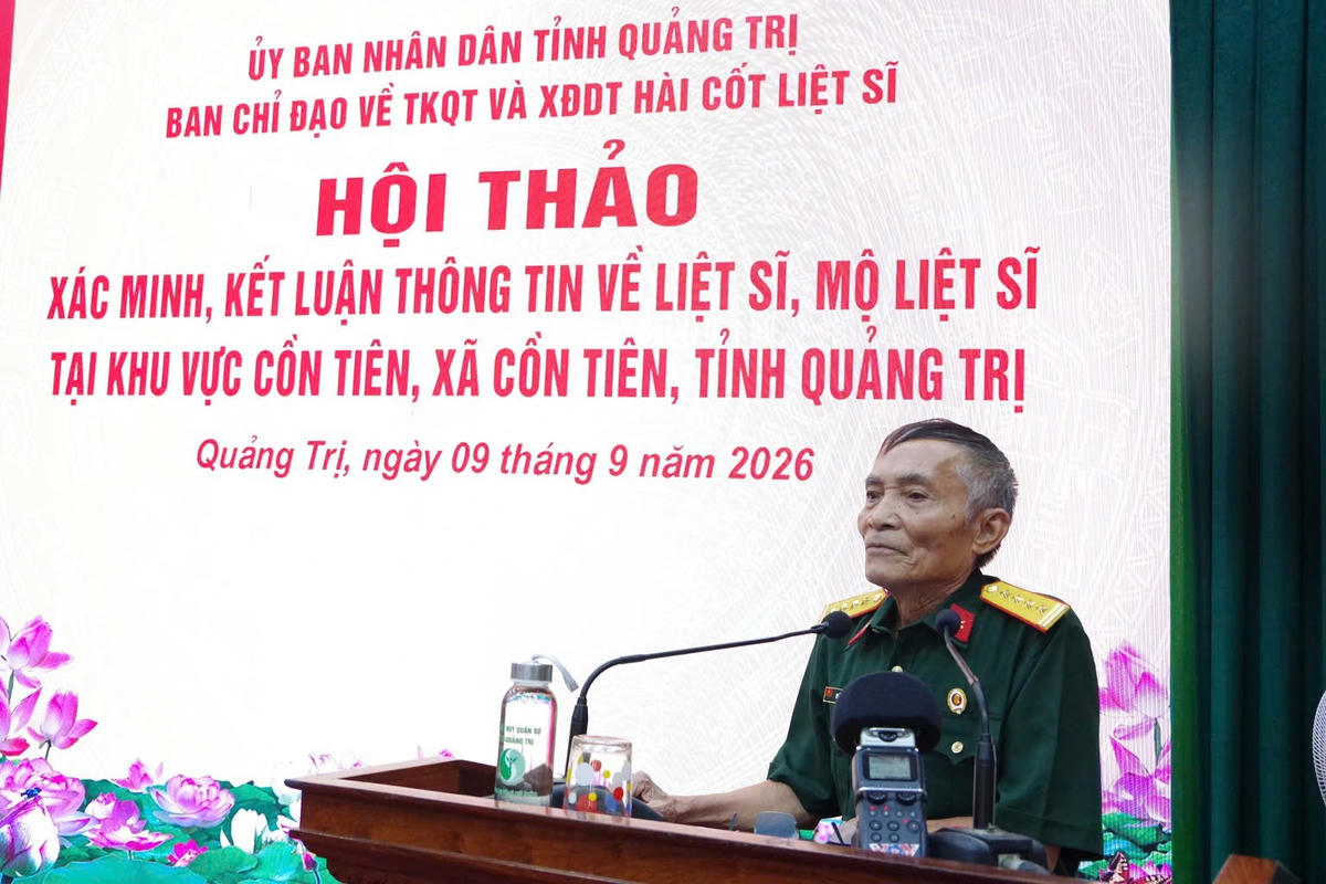 Quảng Trị: Tổ chức hội thảo kết luận thông tin về liệt sĩ, mộ liệt sĩ ở Cồn Tiên