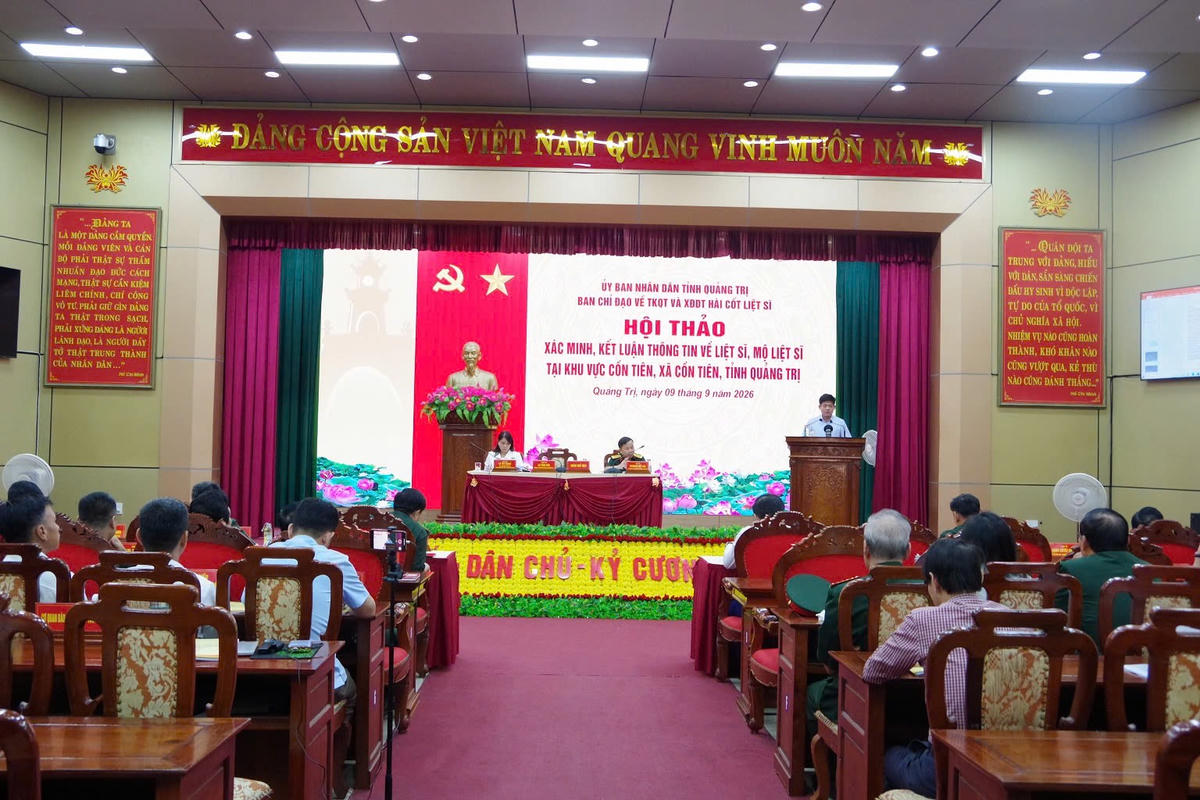 Quảng Trị: Tổ chức hội thảo kết luận thông tin về liệt sĩ, mộ liệt sĩ ở Cồn Tiên