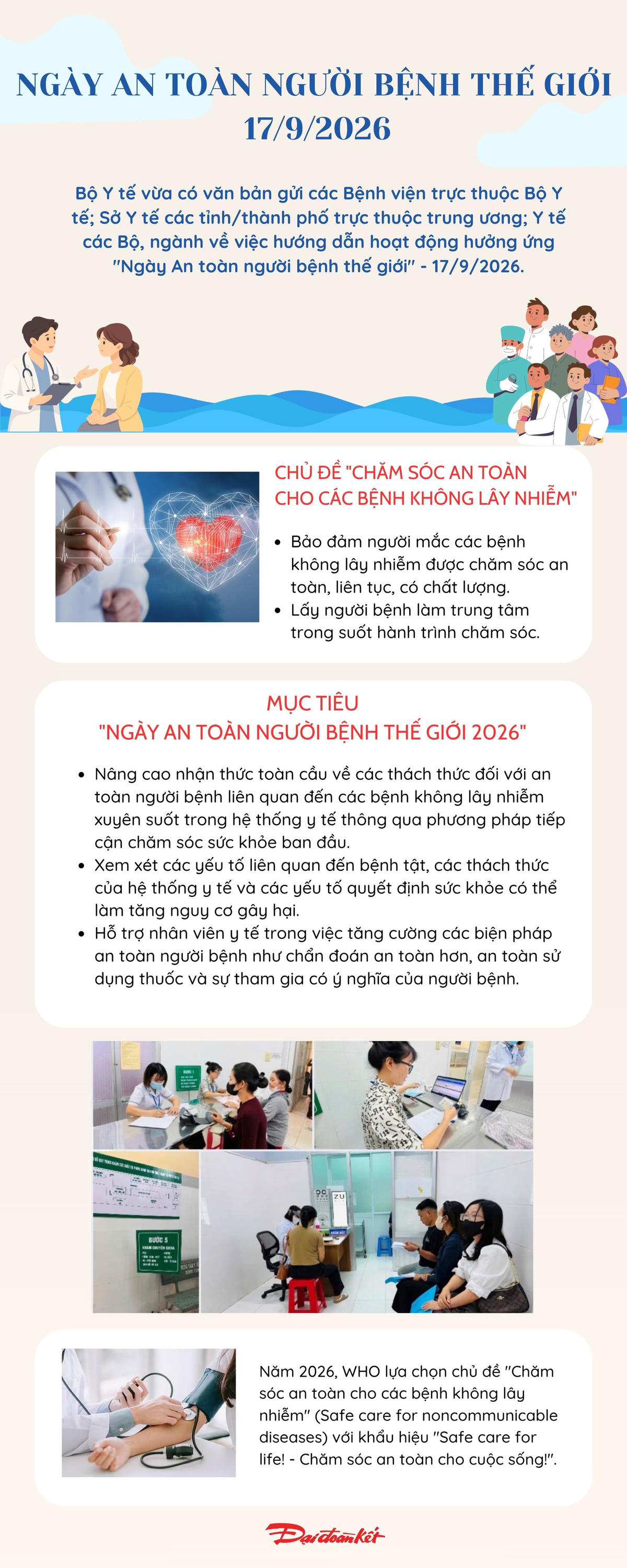 [Infographic] Ngày An toàn người bệnh thế giới 17/9/2026