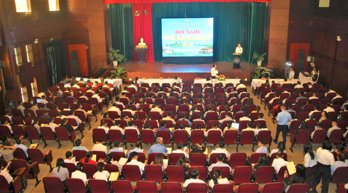 Quang cảnh Hội nghị tập huấn, bồi dưỡng nghiệp vụ công tác Mặt trận năm 2026. Ảnh: CĐ.
