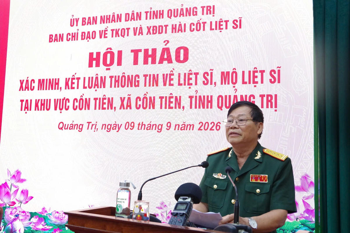 Quảng Trị: Tổ chức hội thảo kết luận thông tin về liệt sĩ, mộ liệt sĩ ở Cồn Tiên