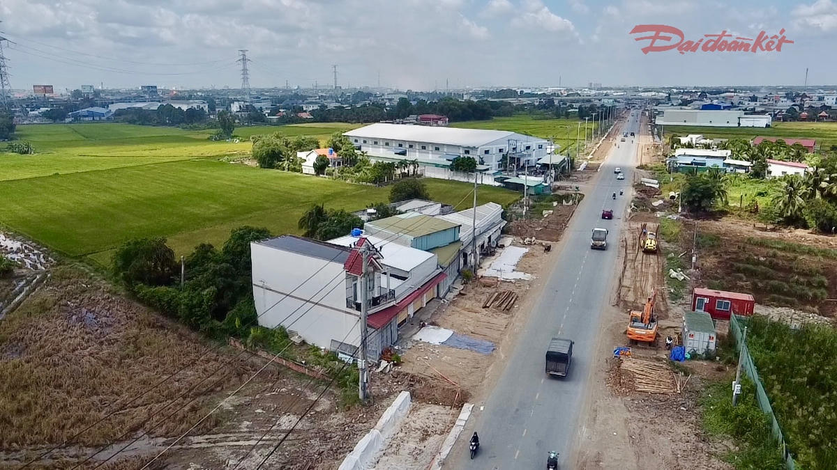 Dự án được khởi công tháng 10/2025 và dự kiến hoàn thành vào cuối năm 2027. Tuy nhiên, hiện dự án đang được đặt mục tiêu hoàn thành sớm hơn kế hoạch. Ảnh: Đ.Xá.