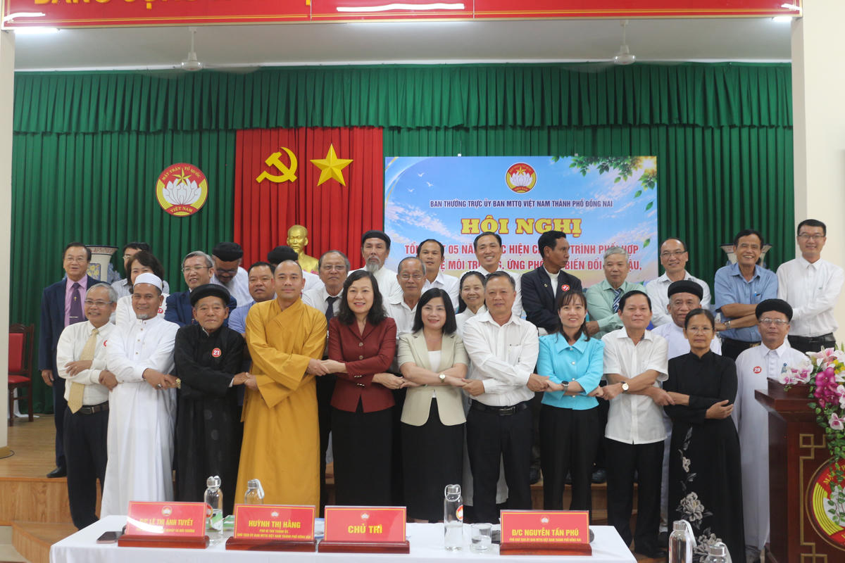 TP Đồng Nai: Hàng trăm mô hình tôn giáo chung tay bảo vệ môi trường